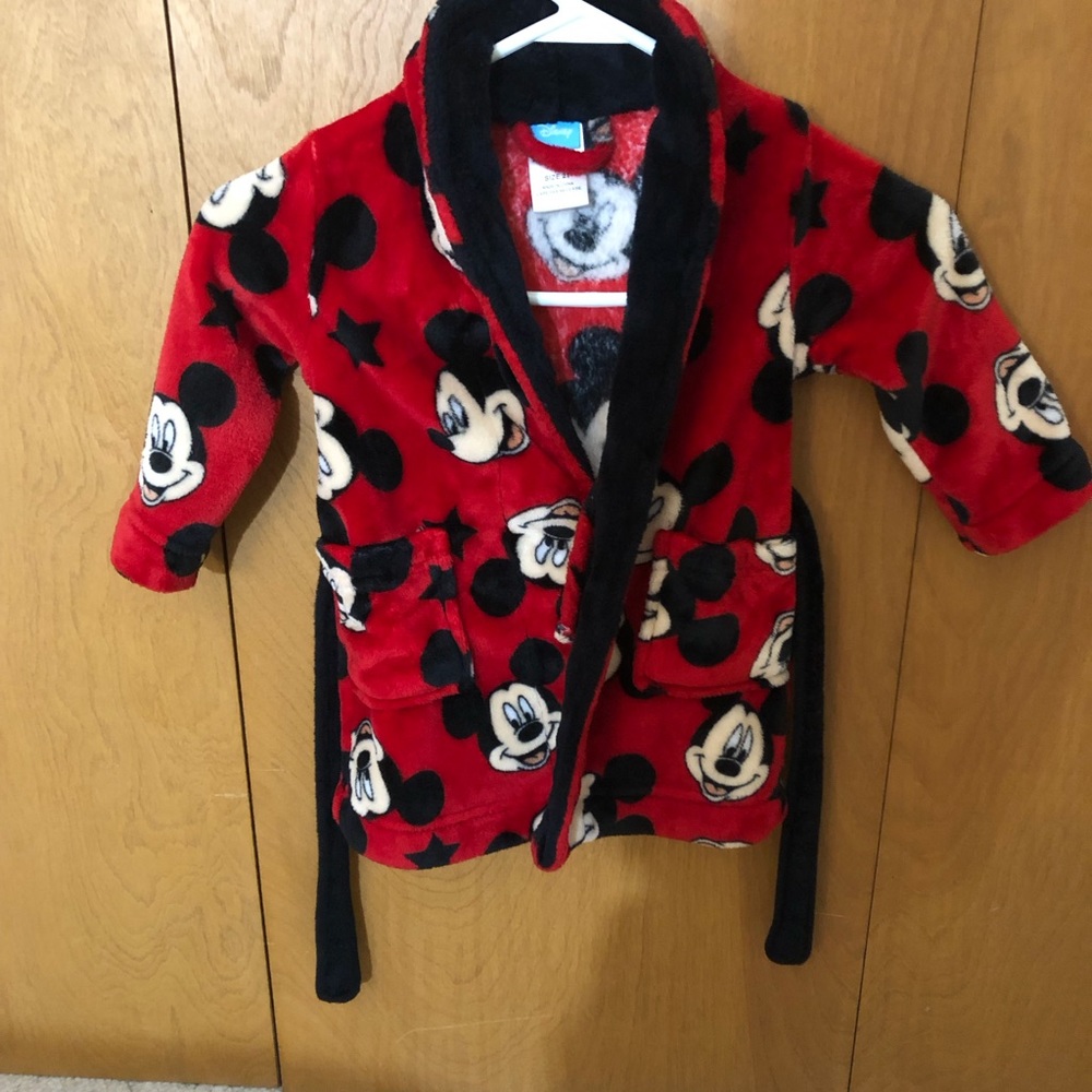 Disney Mickey Plush Bathrobe - Picture 3 of 10